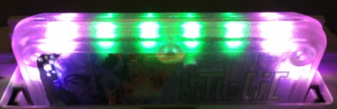 bitlogic cartucho leds cyberpunk